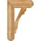 Ekena Millwork Olympic Craftsman Rough Sawn Bracket w/ Offset Brace, Western Red Cedar, 8"W x 22"D x 34"H BKT0806X22X34OLY04RWR - alternate 2